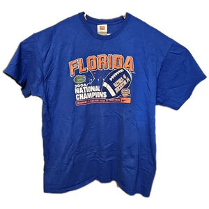 Vintage 2006 NCAA University of Florida National Champs Nike Team Shirt Size XL